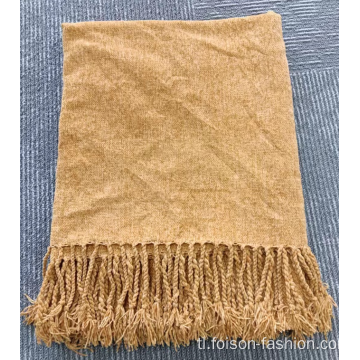 Mainit na Pagbebenta Tassel Big Winter Knit Throw Blanket